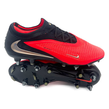 Nike Phantom 6 Low SG-PRO - Elite Break Em - Bright Crimson/Blur/Black