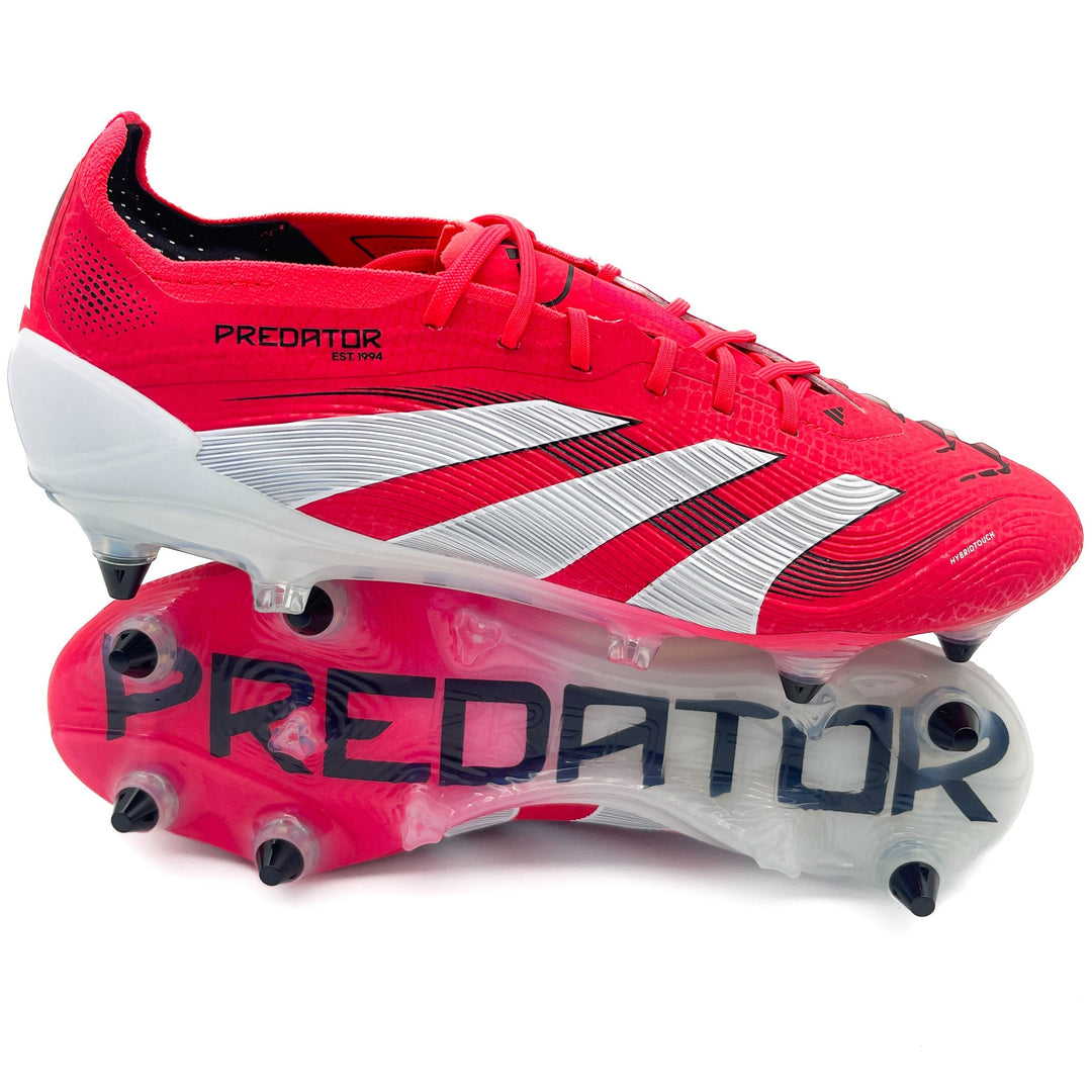 Adidas Predator Elite SG - Pure Victory - Lucid Red/Cloud White/Core Black – Boots Plug, photo 1