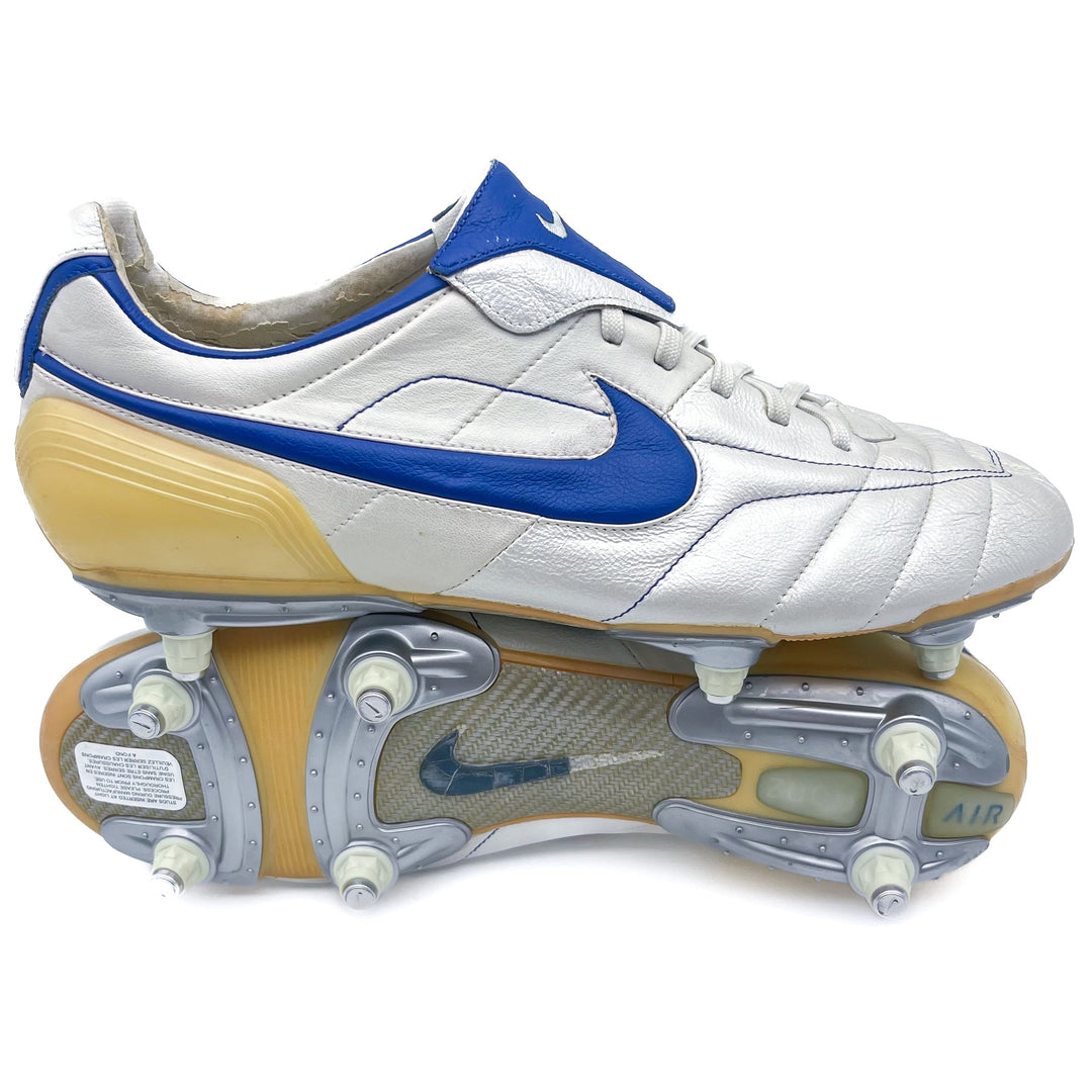 Nike Tiempo Air Legend SG 2005 - Elite Silver/Royal Blue/Gold – Boots Plug, photo 1