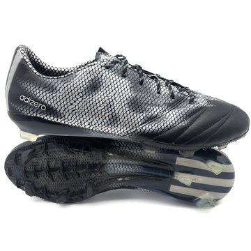 Adidas F50 Adizero FG Leather - Elite Core Black/Silver Metallic