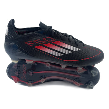 Adidas F50 Elite FG - Stealth Victory - Core Black/Iron Metallic/Lucid Red