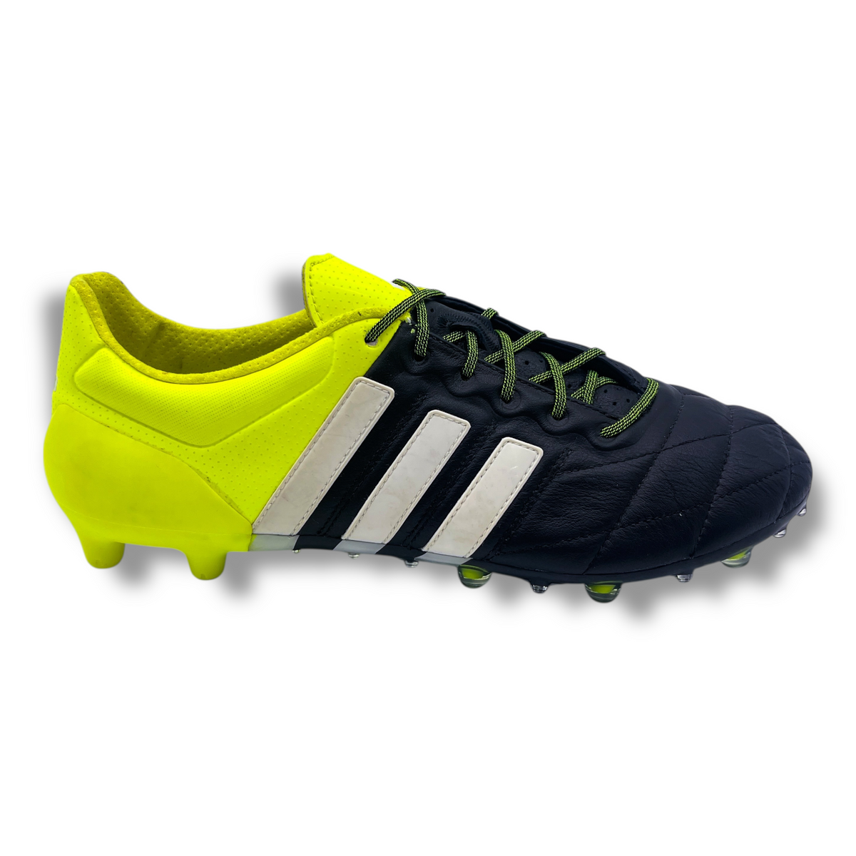 Adidas Ace 15.1 Leather FG Core Black | Boots Plug