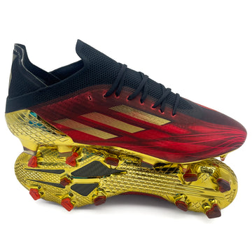 Adidas X Speedflow.1 FG - Elite Showdown - Vivid Red/Gold Metallic/Core Black