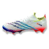 Adidas Predator Edge.1 FG ELITE 'Al Rihla - Footwear White/Solar Yellow/Power Blue'