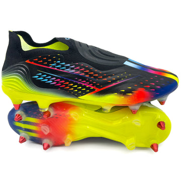 Adidas Copa Sense+ SG - Elite Al Rihla - Core Black/Bright Cyan/Solar Yellow