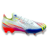 Adidas Predator Edge.1 FG ELITE 'Al Rihla - Footwear White/Solar Yellow/Power Blue'