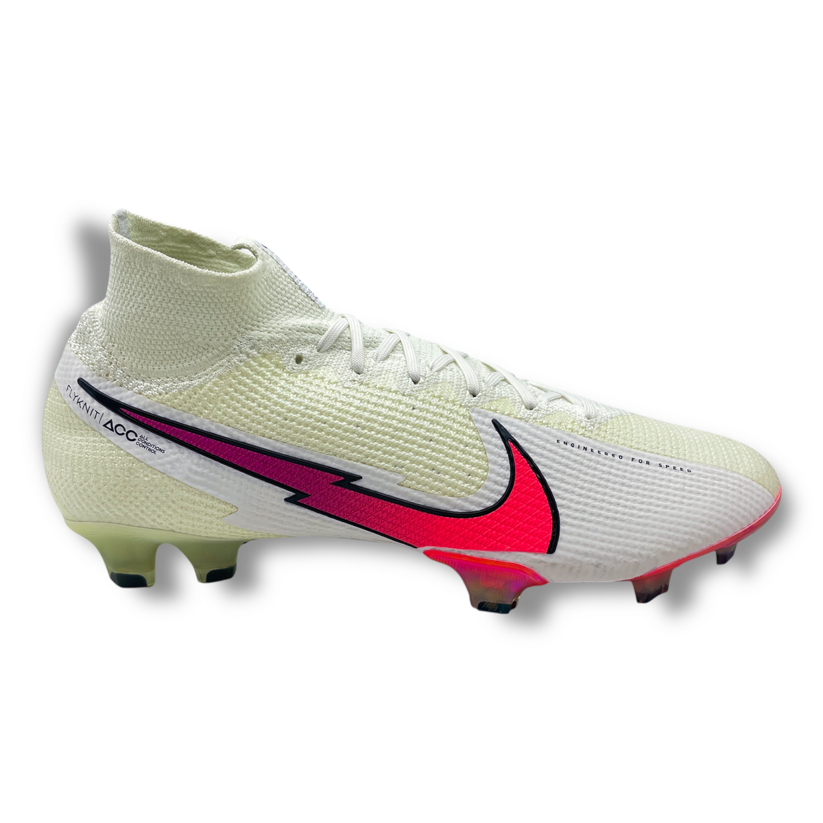 Nike Mercurial Superfly 7 FG ELITE 'Flash Crimson - White/Flash Nike Mercurial Superfly 7 FG ELITE 'Flash Crimson - White/Flash