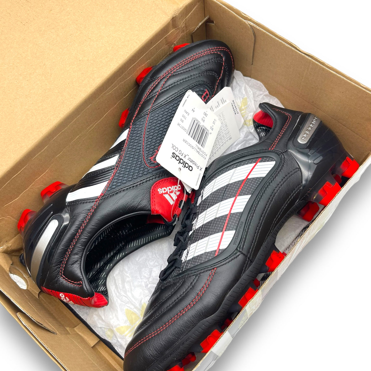 【新品未使用】adidas PredatorX TRX FG 26.0 Adidas Predator X TRX Black Red FG – Classic Soccer Cleats