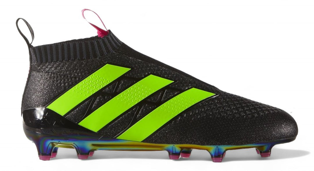 Adidas Ace 16+ Purecontrol FG/AG - Elite Core Black/Solar Green/Shock Pink – Boots Plug, photo 1