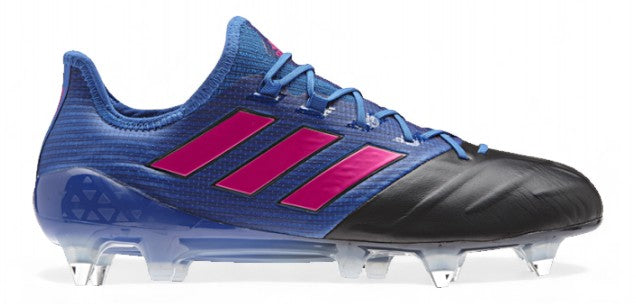 Adidas Ace 17.1 Leather SG - Elite Blue Blast - Blue/Feather White/Core Black – Boots Plug, photo 1
