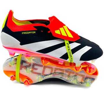 Adidas Predator Elite Fold-over Tongue FG - Solar Energy - Core Black/White/Solar Red