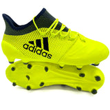 Adidas X 17.1 FG Leather 'Ocean Storm - Solar Yellow/Legend Ink'