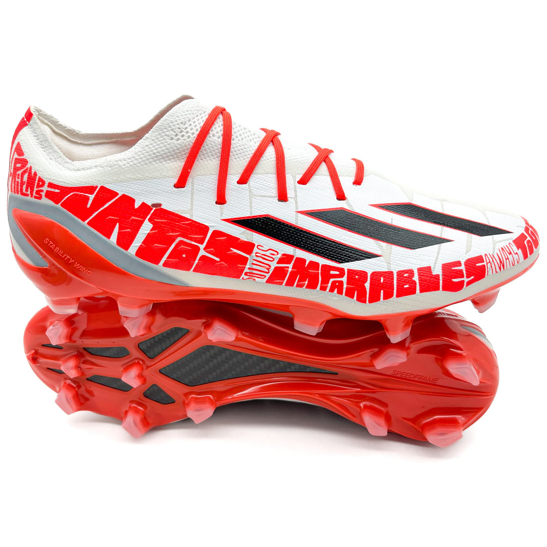 Adidas X Speedportal Messi.1 FG - Elite Balon Te Adoro - White/Core Black/Solar Red – Boots Plug, photo 1