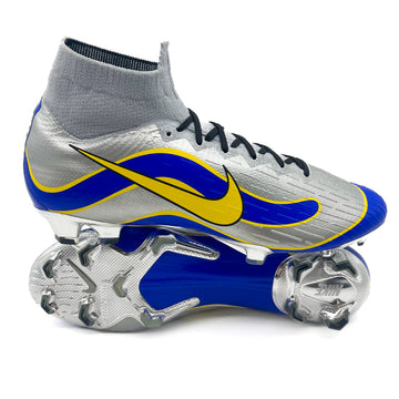 Nike Mercurial Superfly 6 FG R9 Limited Edition - Elite 1998 Heritage - Silver/Blue/Yellow