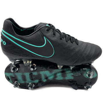 Nike Tiempo Legend VI SG-PRO - Elite Pitch Dark - Black/Hyper Turquoise