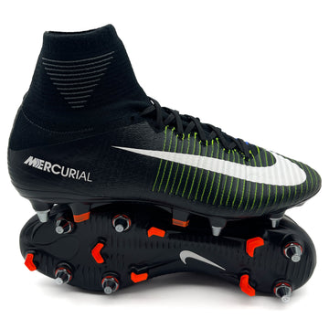 Nike Mercurial Superfly V SG-PRO - Elite Dark Lightning - Black/White/Electric Green