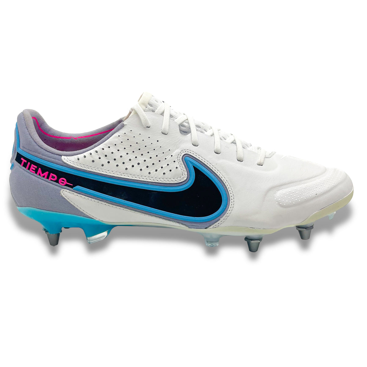 Nike‎ Tiempo Legend 9 Elite SG-Pro Anti-Clog Soccer Cleats White Volt DB0822-122 Nike Tiempo Legend 9 Elite Firm Ground Cleats Soccer CZ8482  main image 2