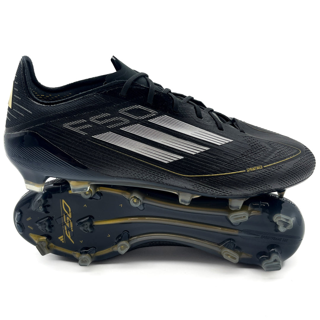 Adidas F50 Elite FG - Dark Spark - Core Black/Iron Metallic/Gold Metallic – Boots Plug, photo 1
