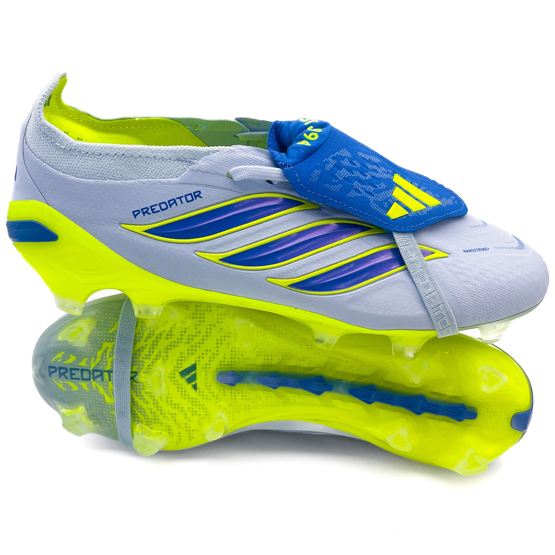 Adidas Predator Elite Tongue FG - Ice Cold Precision - Crystal Sky/Ray Blue/Team Solar Yellow – Boots Plug, photo 1