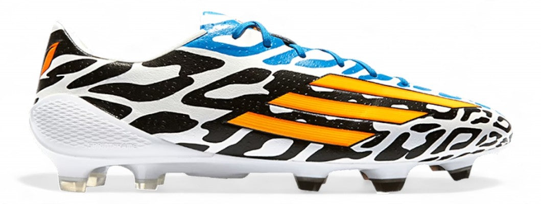 Adidas F50 adiZero IV FG - Elite Messi Battle Pack - White/Black/Orange – Boots Plug, photo 1