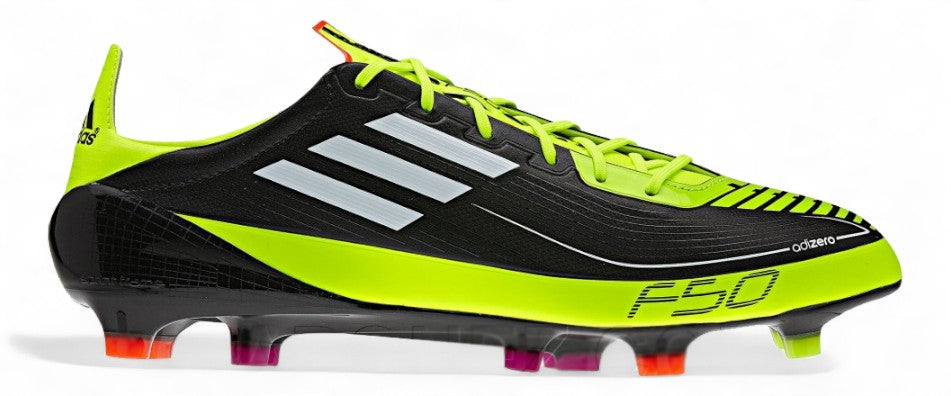 Adidas F50 adiZero Prime FG - Elite Black/White/Electricity – Boots Plug, photo 1