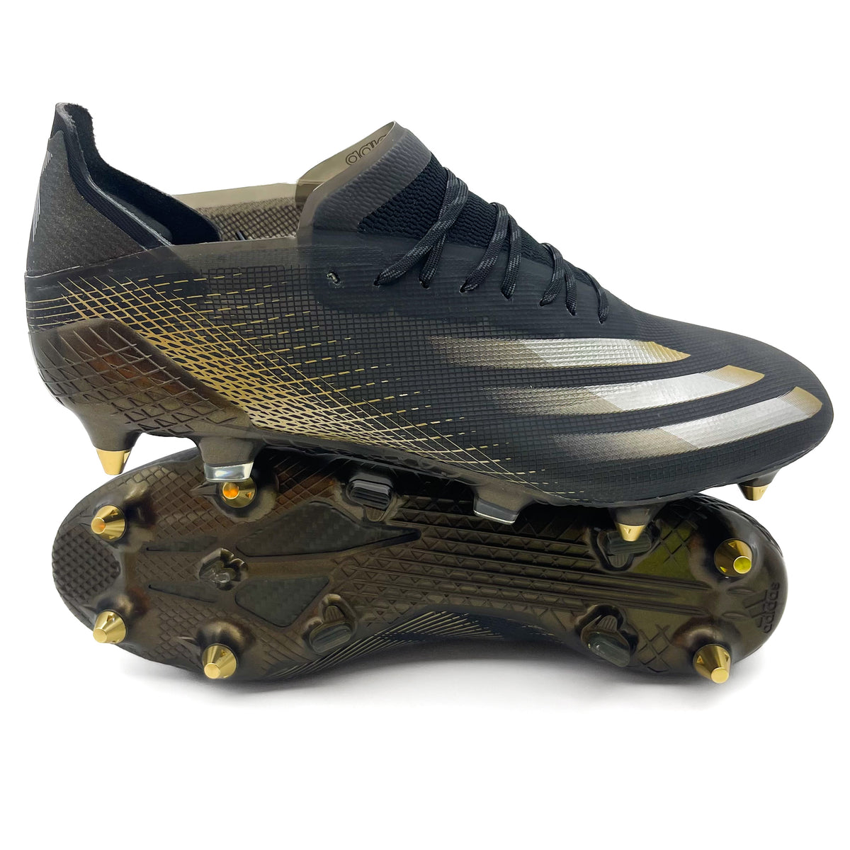 Adidas X Ghosted.1 SG 'Metallic Gold Melange' – Boots Plug