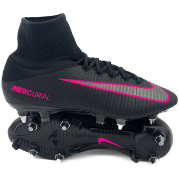 Nike Mercurial Superfly V SG-PRO - Elite Pitch Dark - Black/Pink Blast