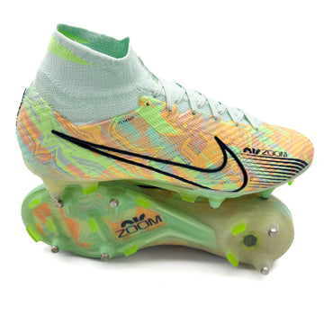 Nike Mercurial Superfly 9 SG-PRO AC - Elite Bonded - Barely Green/Blackened Blue/Total Orange