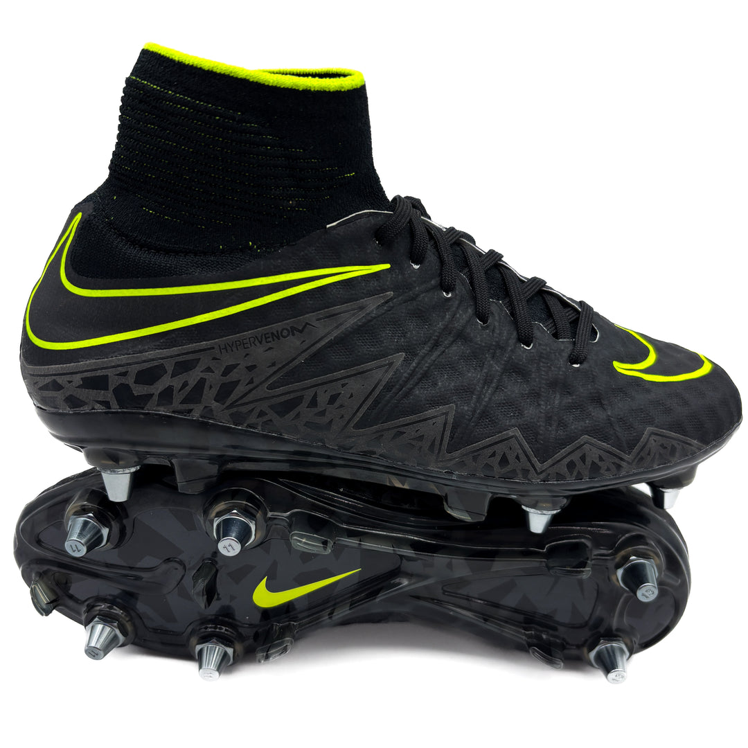 Nike Hypervenom Phantom 2 SG-PRO - Elite Pitch Dark - Black/Volt – Boots Plug, photo 1