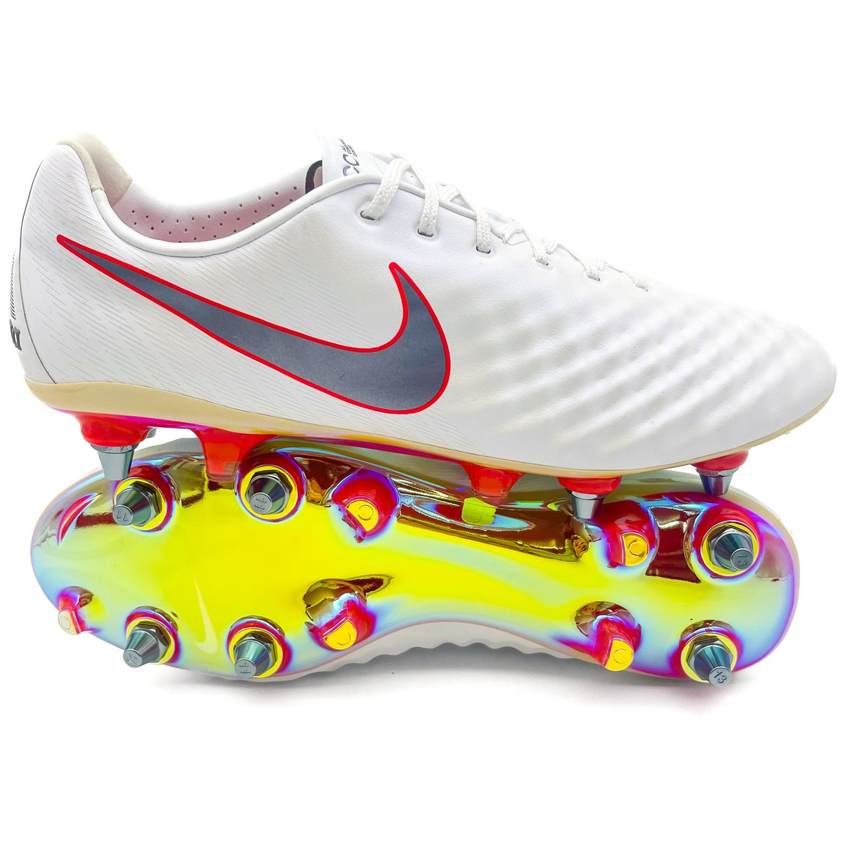 Nike Magista Opus 2 SG-PRO ELITE 'Just Do It - White/Lite Crimson