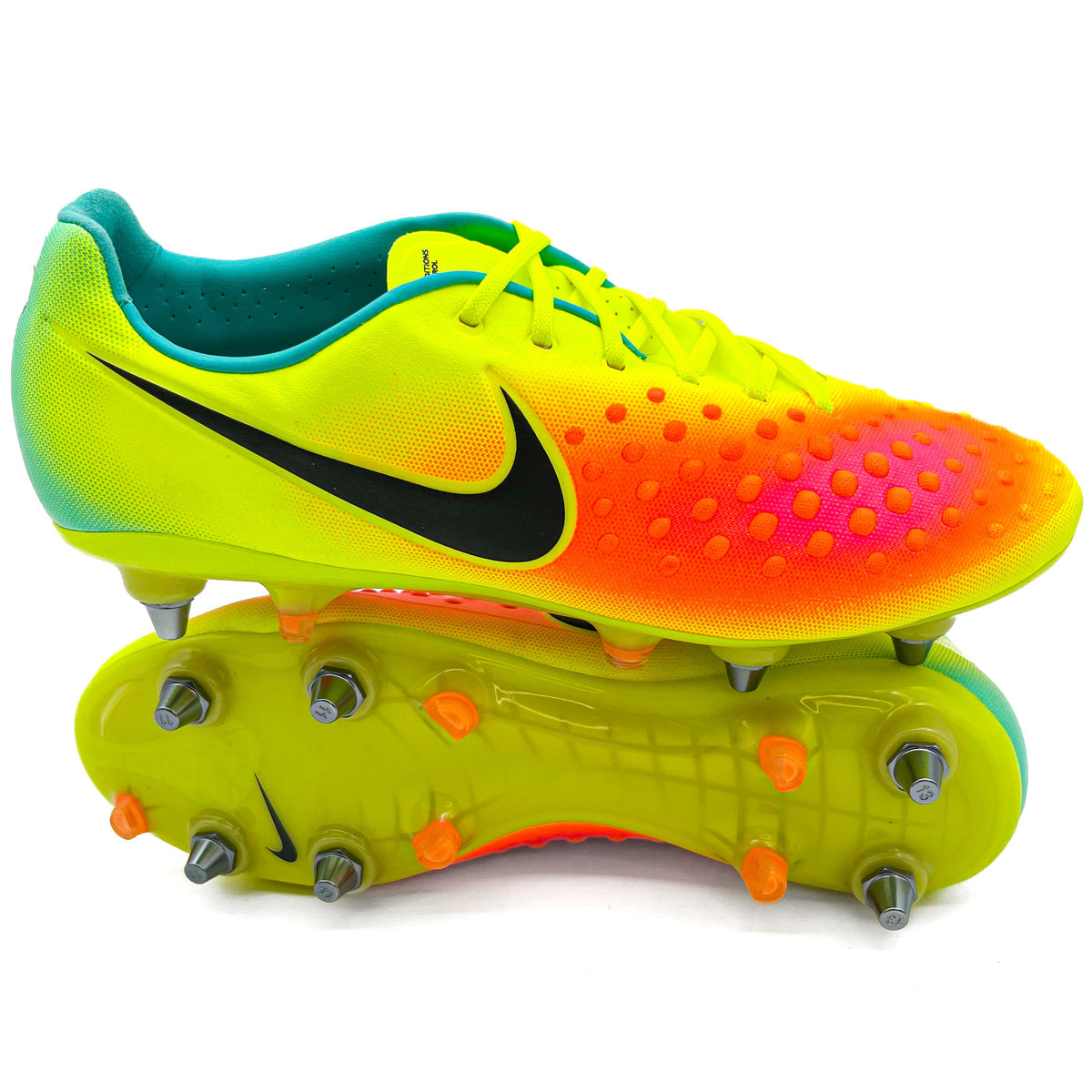 Nike Magista Opus 2 SG-PRO ELITE 'Volt/Black/Total Orange/Pink