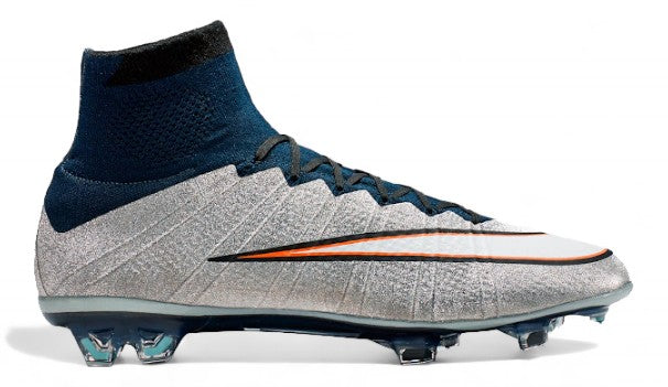 Nike Mercurial Superfly IV FG CR7 - Elite Silverware - Metallic Silver/White/Hyper Turquoise/Black – Boots Plug, photo 1