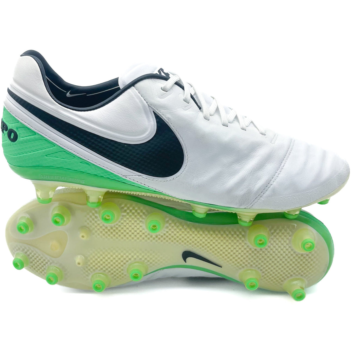 Nike Tiempo Legend VI AG ELITE 'Motion Blur - White/Black/Electro