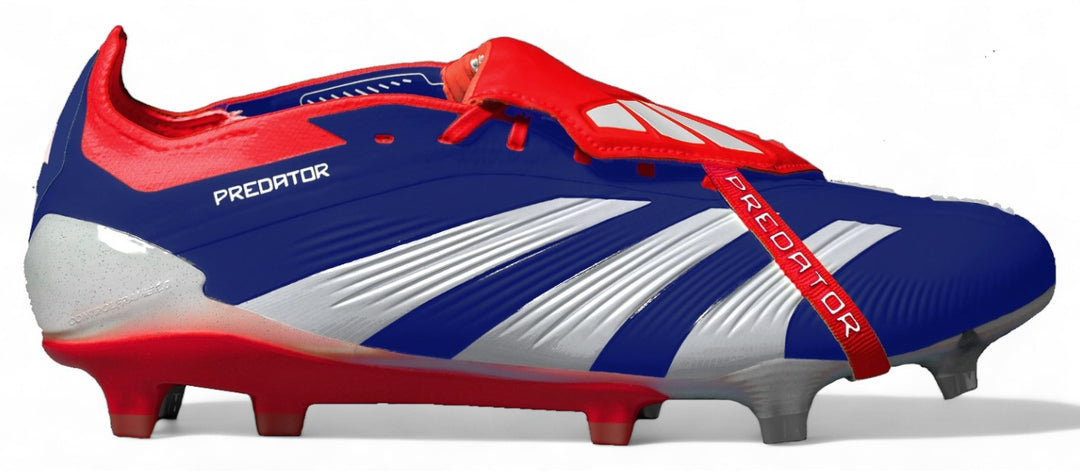 Adidas Predator Elite Tongue FG - Advancement - Lucid Blue/White/Solar Red – Boots Plug, photo 1