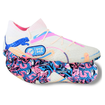 Puma Future 7 Ultimate FG - Elite Volume Up - PUMA White/Luminous Blue/Poison Pink/Fizzy Melon/Bluemazing