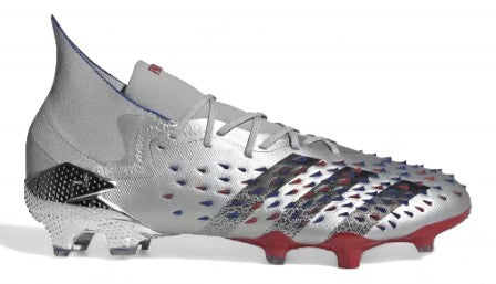 Adidas Predator Freak.1 FG - Elite Showpiece - Silver Metallic/Core Black/Scarlet – Boots Plug, photo 1