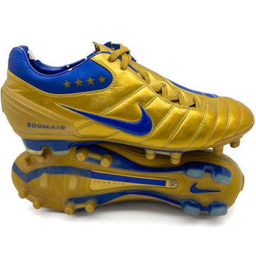 Nike T90 Supremacy FG Limited Edition - Elite Italy World Cup 2006 - Metallic Gold/Deep Royal