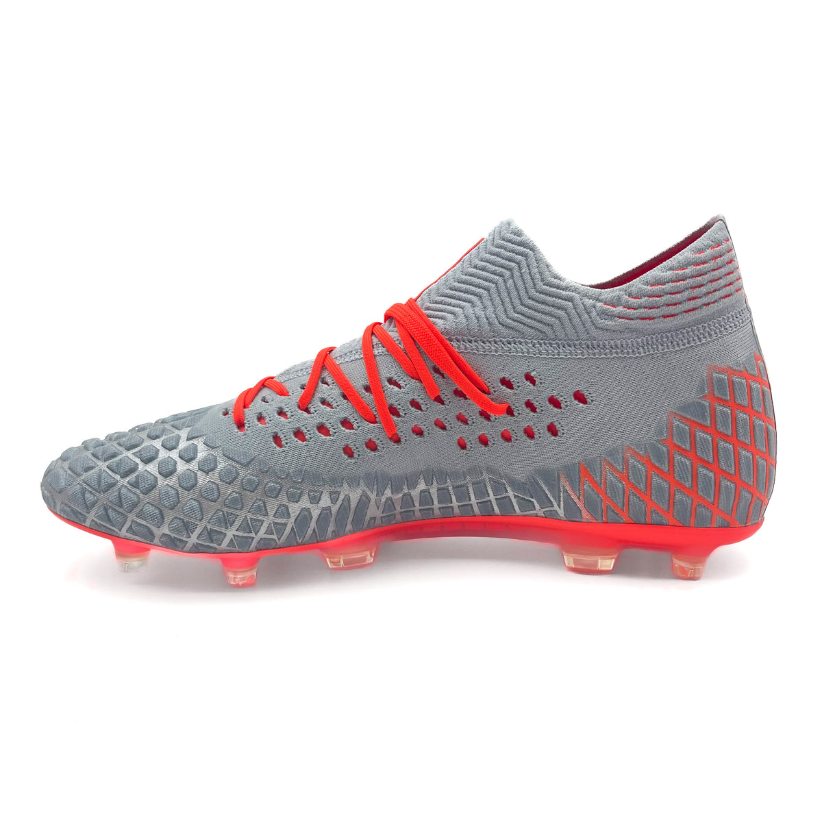 Puma Future 4.1 Netfit FG ELITE 'Anthem - Grey/Energy Red' – Boots