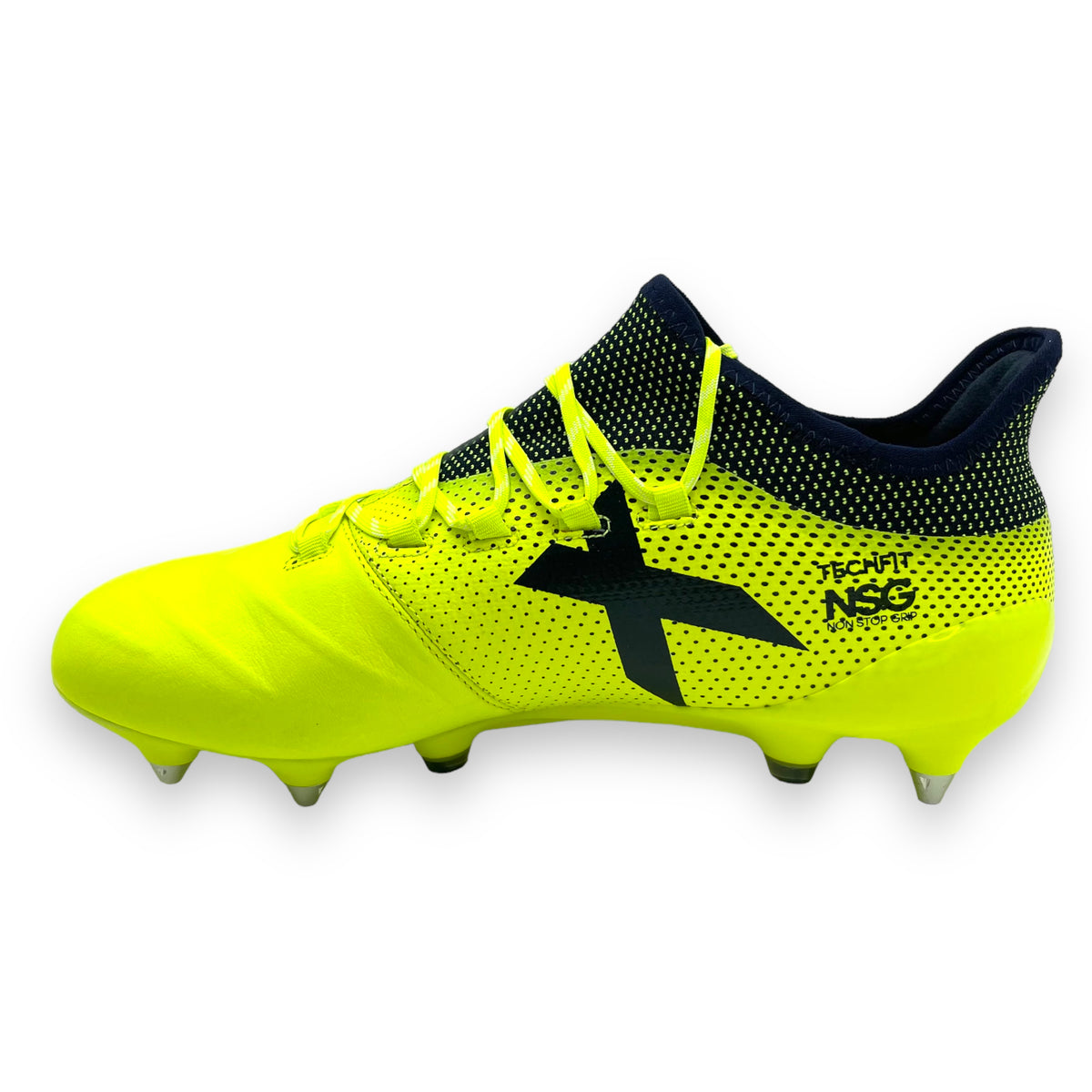 アディダス　エックス17.1 SG Adidas X 17.1 SG Leather ELITE 'Ocean Storm - Solar Yellow/Legend