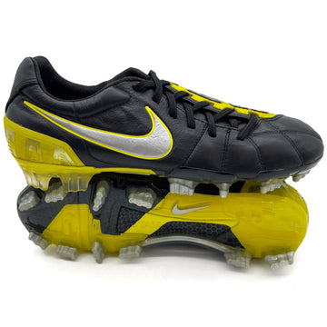 Nike T90 Laser III FG - Elite Black/Silver/Vibrant Yellow