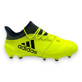 Adidas X 17.1 FG ELITE Leather 'Ocean Storm - Solar Yellow/Legend Ink'