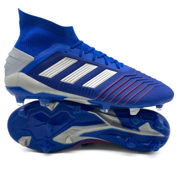 Adidas Predator 19.1 FG - Elite Exhibit - Bold Blue/Silver Metallic/Action Red