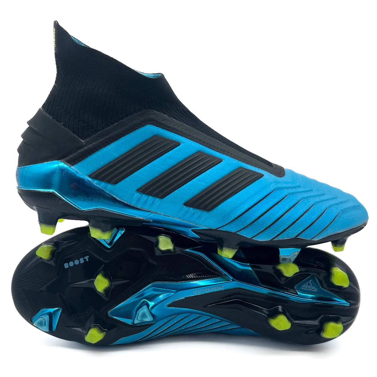 Adidas Predator 19+ FG ELITE Blue “Hard Wired - Bright Cyan/Core Adidas Predator 19+ FG ELITE Blue “Hard Wired - Bright Cyan/Core