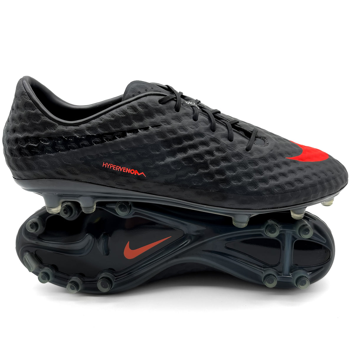 Nike Hypervenom Phantom 1 FG ELITE 'Dark Charcoal/Total Crimson
