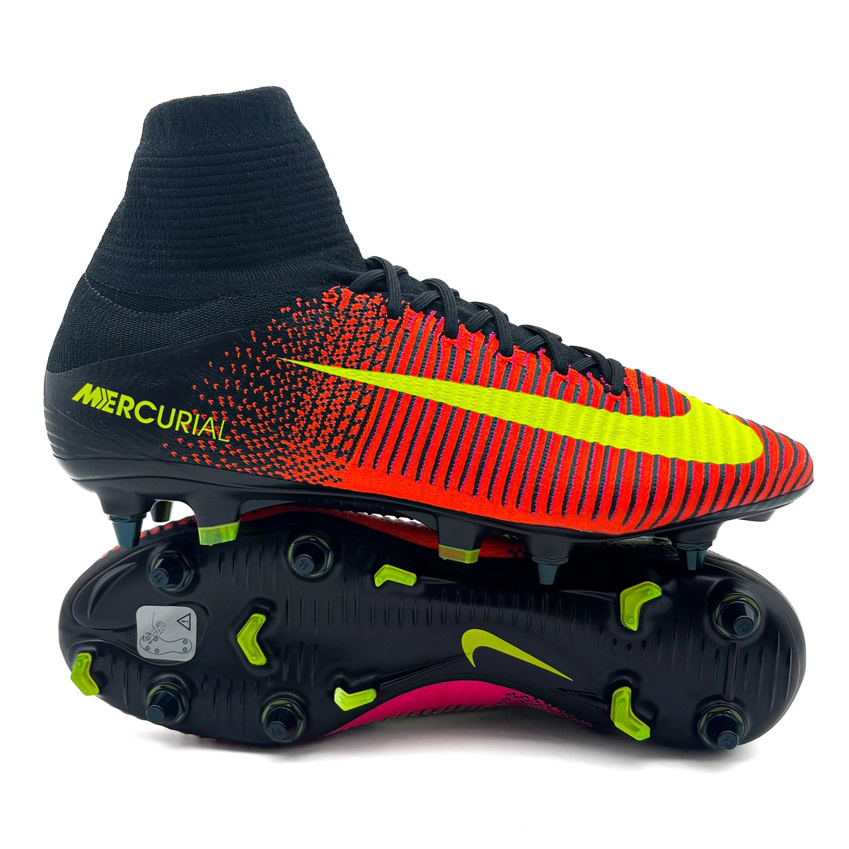 Nike Mercurial Superfly V SG-PRO ELITE 'Total Crimson/Volt/Black Nike Mercurial Superfly V SG-PRO ELITE 'Total Crimson/Volt/Black