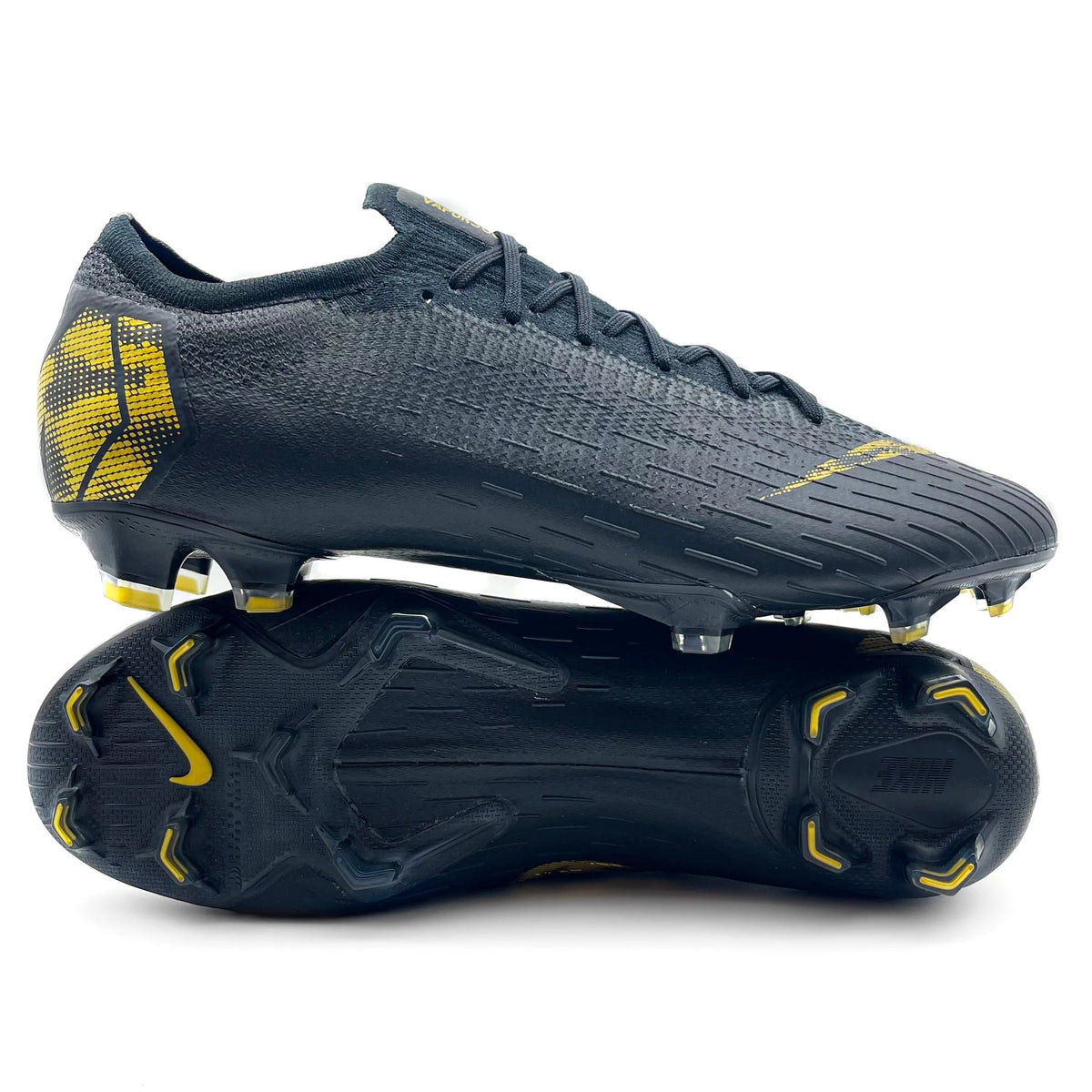 Nike Mercurial Vapor 12 FG Elite 'Lux - Black/Metallic Vivid Gold