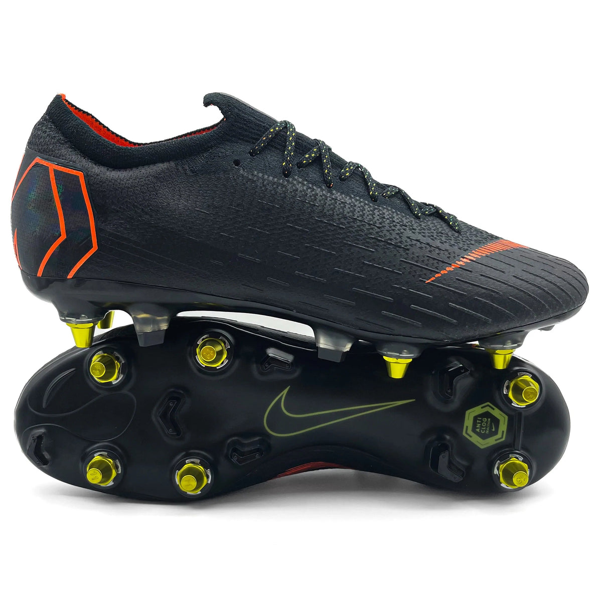 Nike Mercurial Vapor 12 SG ELITE AC 'Black/Total Orange/White