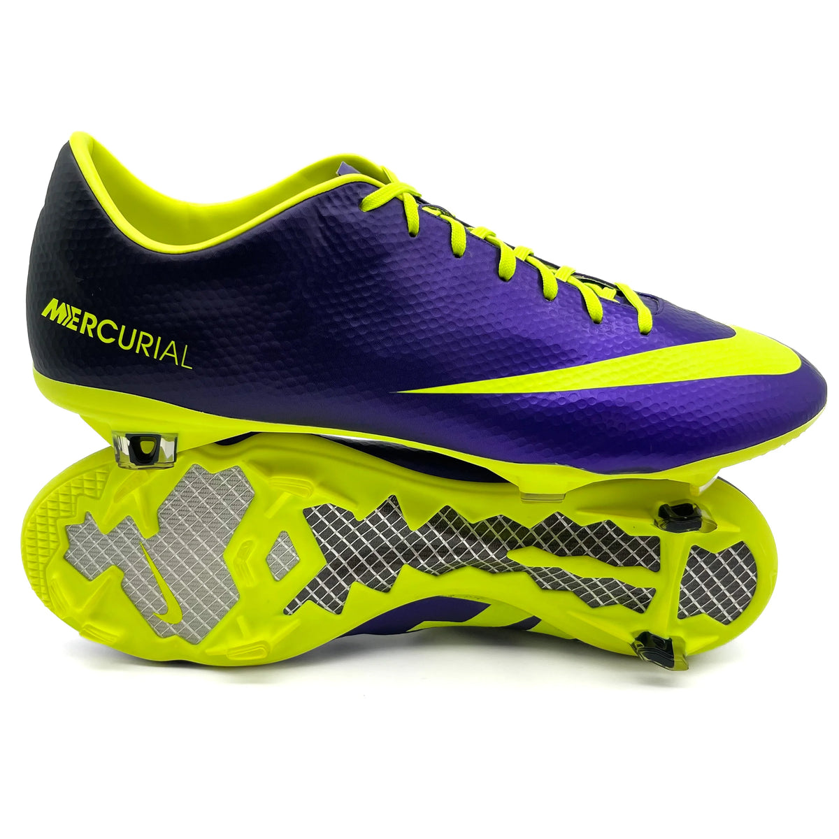 NIKE Mercurial Vapor Ⅸ FG 27cm Nike Mercurial Vapor IX FG ELITE 'Electro Purple/Black/Volt