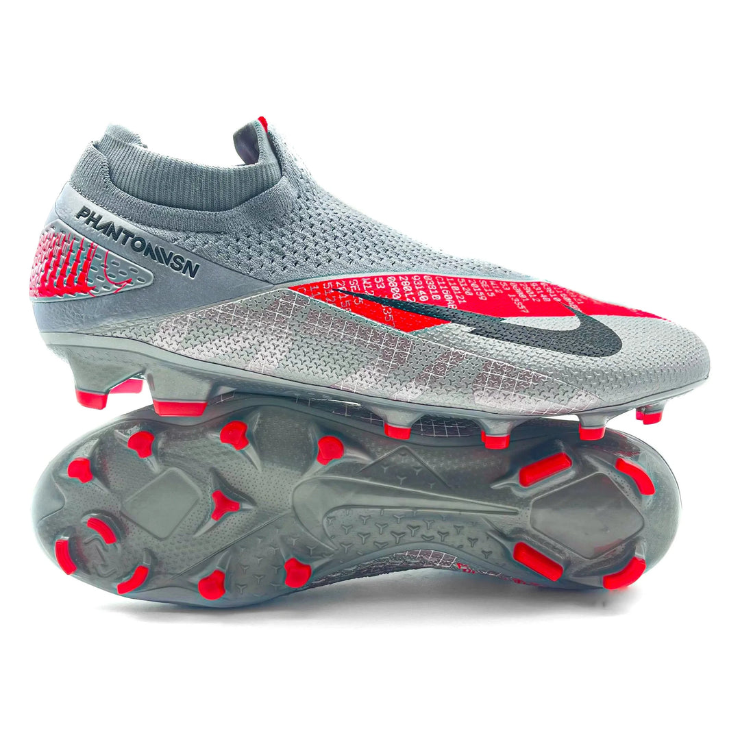 Nike Phantom Vision 2 Elite DF FG - Neighbourhood - Metallic Bomber Grey/Black/Particle Grey – Boots Plug, photo 1