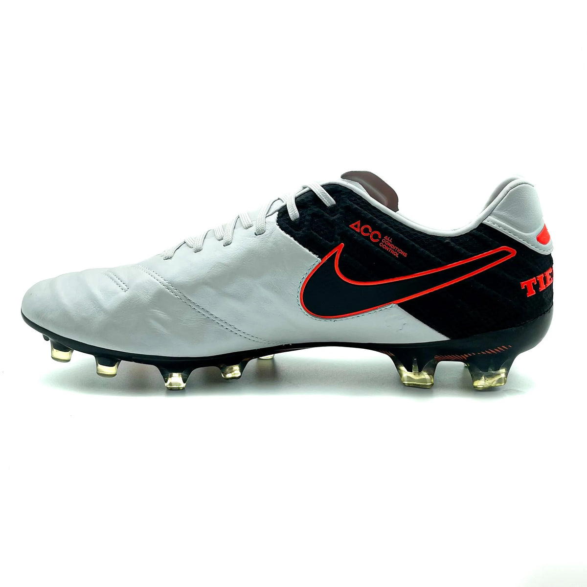 Nike Tiempo Legend VI FG ELITE 'Pure Black/White/Metallic Gold